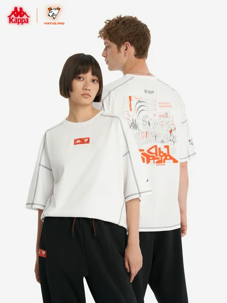 Футболка Kappa x Virtus.pro, белый, арт. 20522