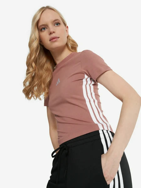 Футболка женская Adidas, коричневый, арт. je1243a01-.