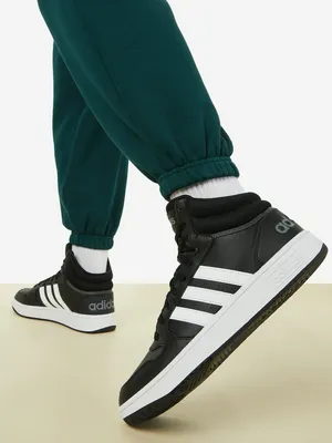 Кеды мужские adidas Hoops 3.0 Mid, черный, арт. GW3020A01