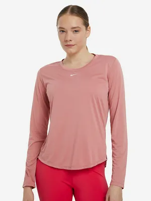 Лонгслив Nike One Dri-Fit, розовый, арт. dd0641