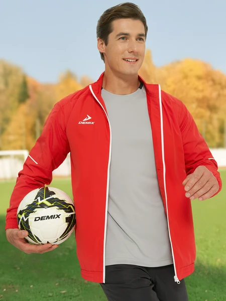 Ветровка мужская Demix, красный, арт. 129685dmx-r2