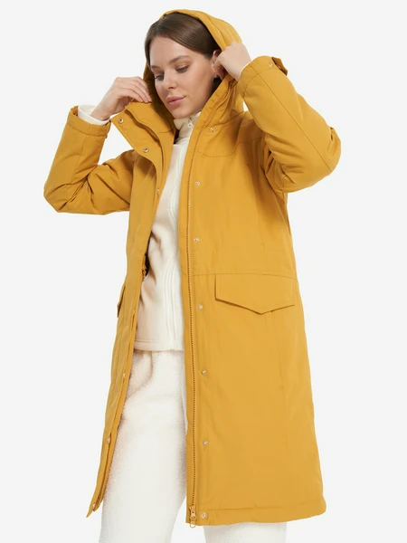 Пальто утепленное, желтый, арт. 20626