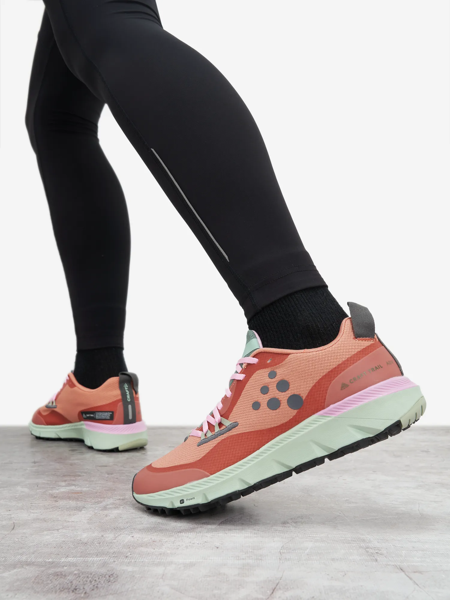 Кроссовки женские Craft ADV Nordic Trail, оранжевый, арт. 1912178c1k-791602