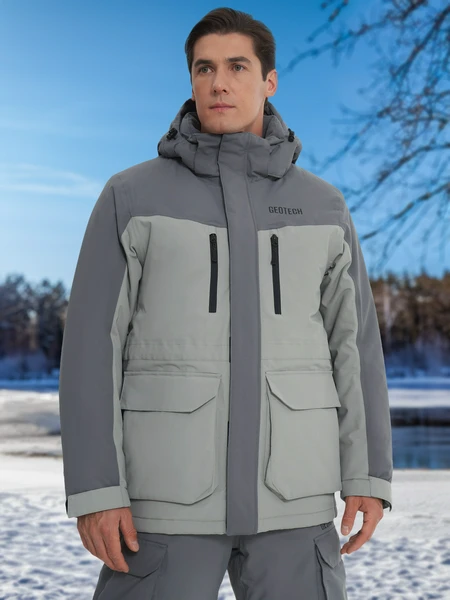 Куртка утепленная мужская Geotech, серый, арт. 130769g2p-aa