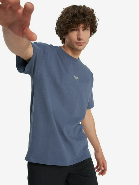 Футболка мужская оверсайз Quiksilver Mercury Tribe, синий, арт. 20632