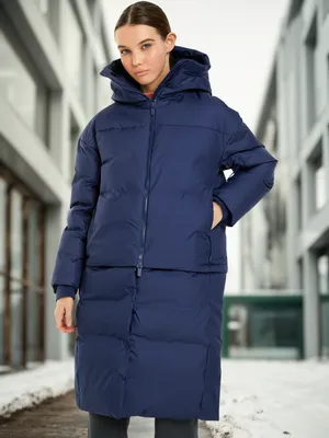 Пуховик женский SHU, синий, арт. 20651