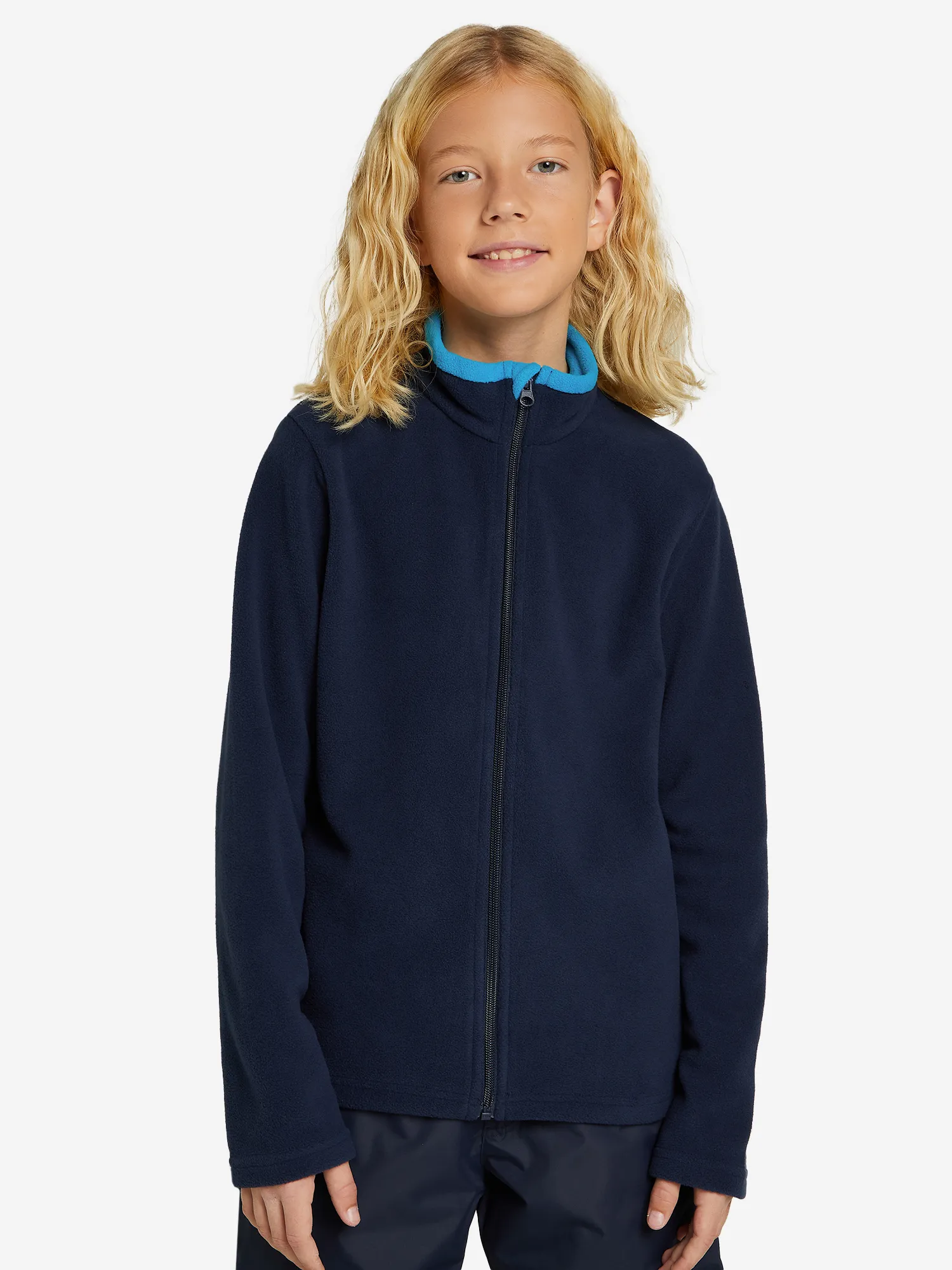 Джемпер флисовый, синий, арт. 126609out-z4