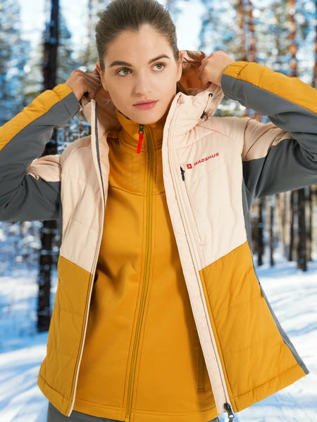 Куртка утепленная женская, бежевый, арт. 131355m01-mx