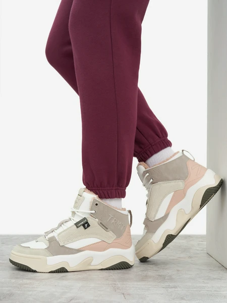 Кеды утепленные женские Termit Jumble Next CL Mid, бежевый, арт. 132268trt-t1