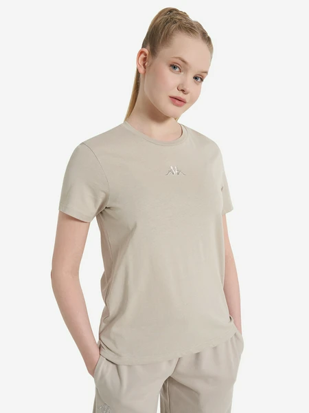 Футболка женская Kappa, бежевый, арт. 137097kap-t0