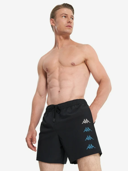 Шорты плавательные мужские Kappa, черный, арт. 20779