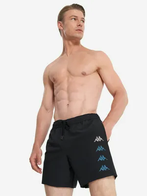 Шорты плавательные мужские Kappa, черный, арт. 137306KAP-99