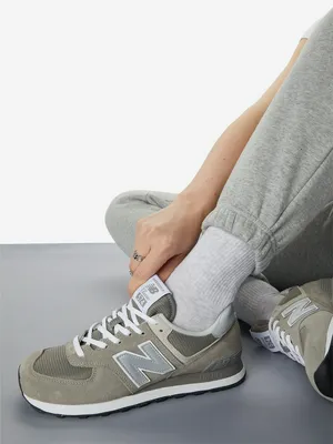 Кроссовки женские New Balance 574 Classic, серый, арт. WL574EVGN04