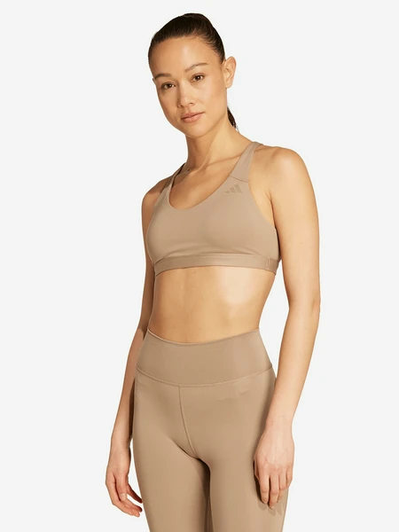 Топ бра спортивный Adidas, коричневый, арт. 20866