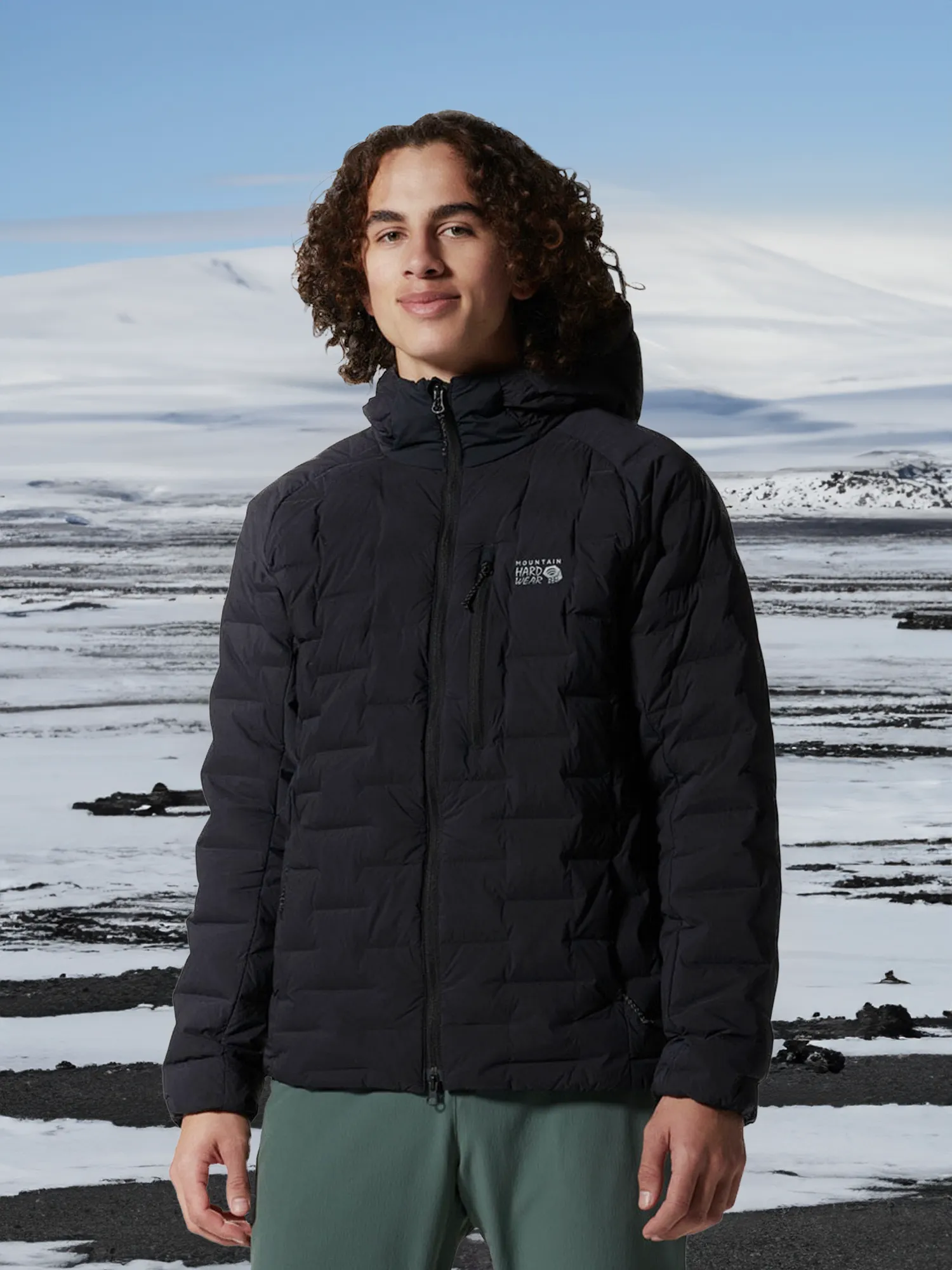 Пуховик Mountain Hardwear Stretchdown, черный, арт. 2104491mhw-010