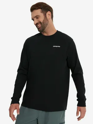 Лонгслив Patagonia Logo, черный, арт. 38518P3A-BLK