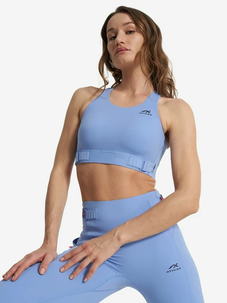 Топ бра спортивный Athlex, голубой, арт. 20896