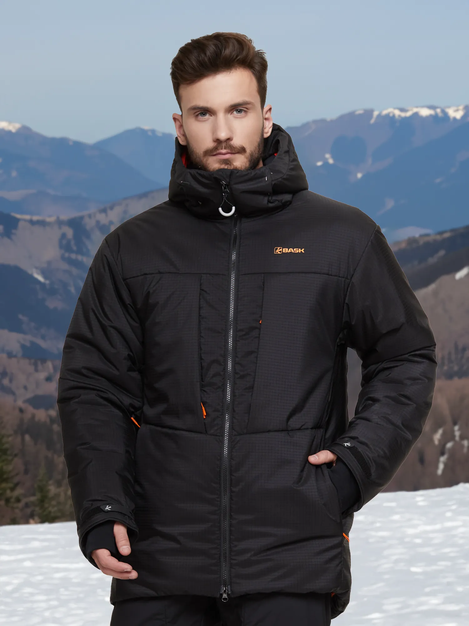 Куртка утепленная Bask Solution, черный, арт. 19270bsk-9009