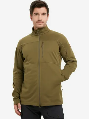Джемпер флисовый мужской Fjallraven Abisko Lite, зеленый, арт. 20900