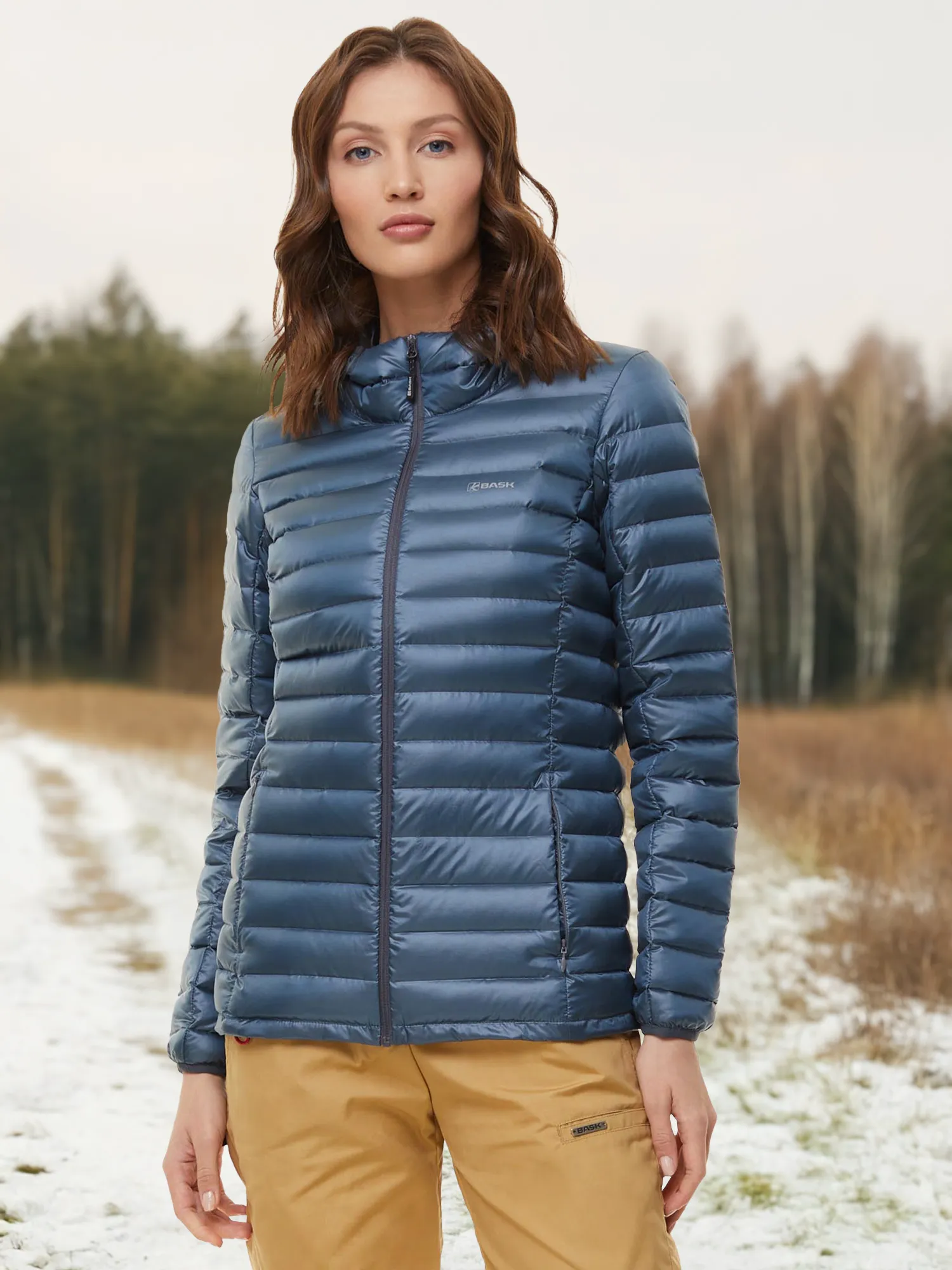 Пуховик Bask Chamonix Light, синий, арт. 20253bsk-9378