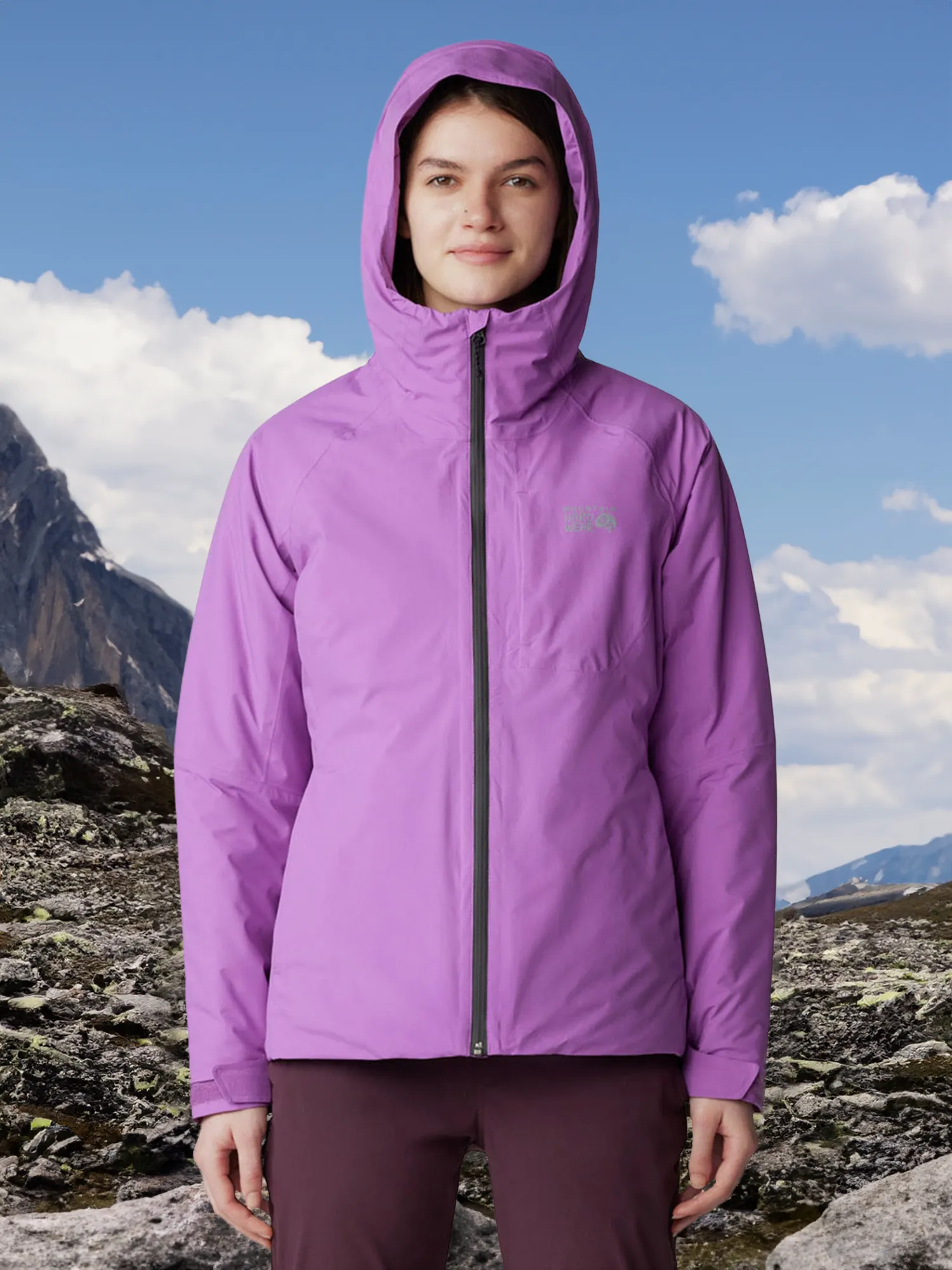 Куртка утепленная Mountain Hardwear Stretch Ozonic, фиолетовый, арт. 2092841mhw-537