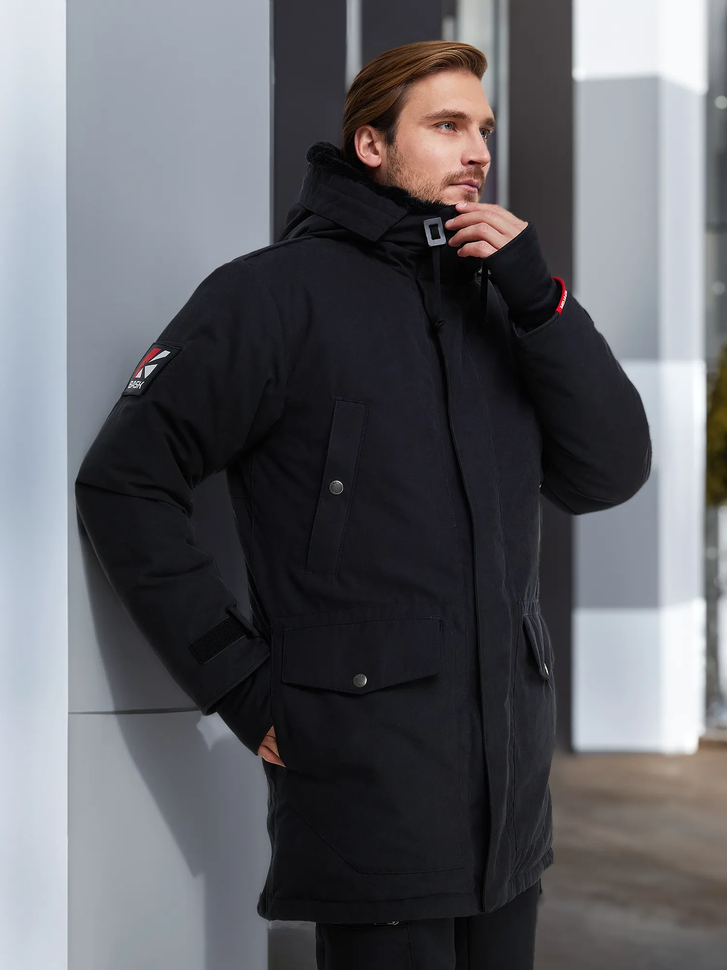 Парка Bask Yenisei V2, черный, арт. 20218bsk-9009