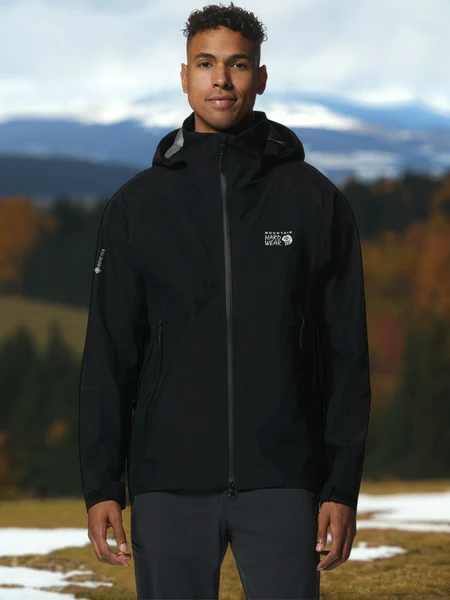 Куртка мембранная Mountain Hardwear TrailVerse Gore-Tex Jacket, черный, арт. 20922