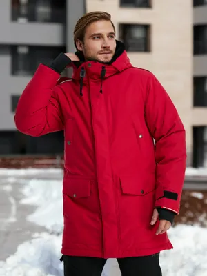 Парка мужская Bask Yenisei V2, красный, арт. 20218BSK-9205