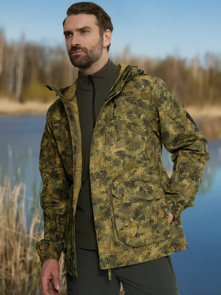 Легкая куртка мужская Geotech, зеленый, арт. 134248g2p-u1