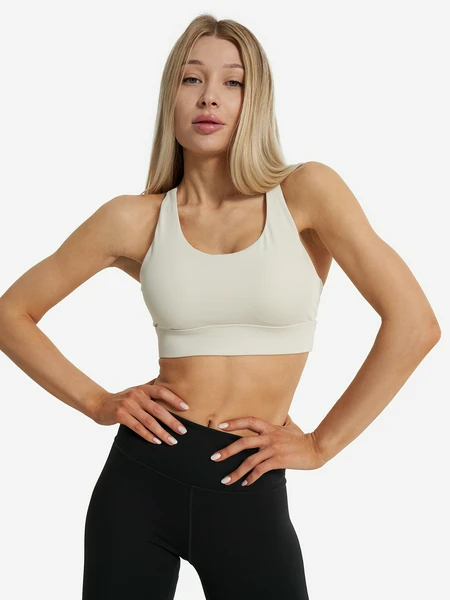 Топ бра спортивный, бежевый, арт. w562514502361-4w