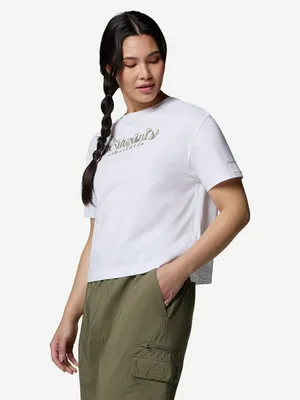 Футболка Columbia Rolling Bend Graphic Relaxed Crop, белый, арт. 2119991CLB-100