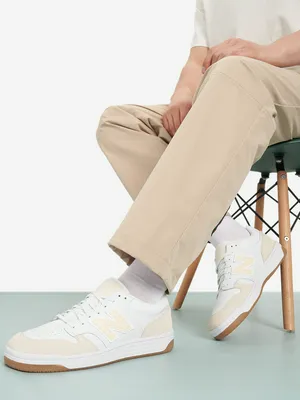 Кеды New Balance BB480, белый, арт. BB480LGGN04