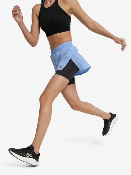 Шорты компрессионные женские Athlex Pulse+, голубой, арт. 21033