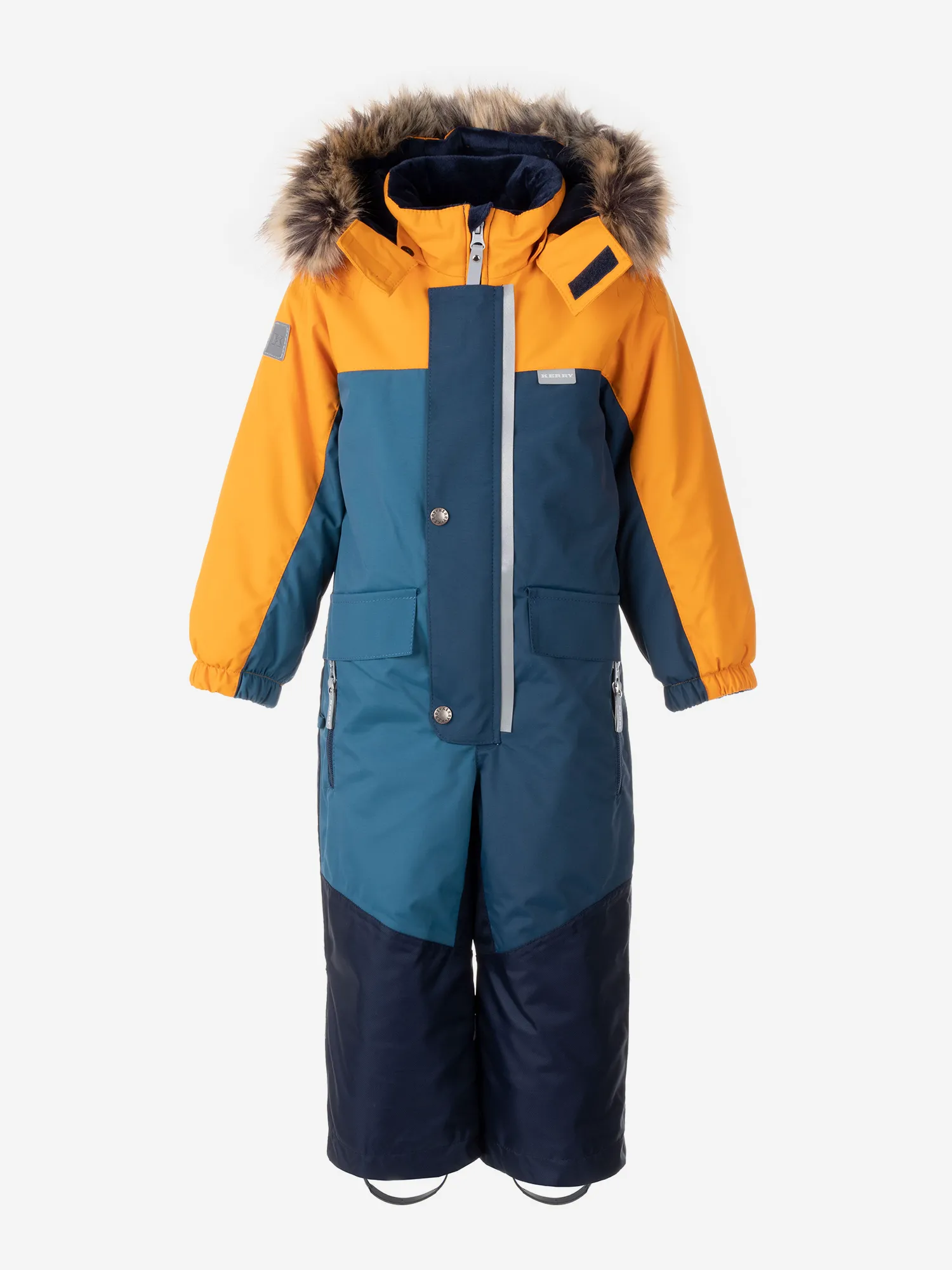 Комбинезон утепленный для мальчиков Kerry Trio, оранжевый, арт. k23427k2j-456