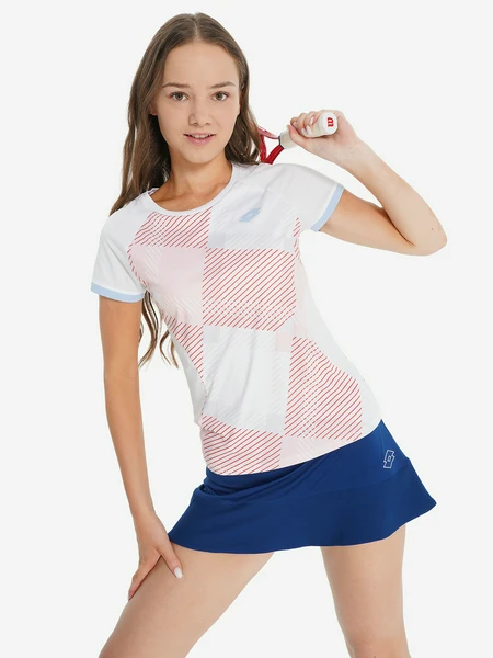 Футболка для девочек Lotto Tech, розовый, арт. 222122l0w-cwo