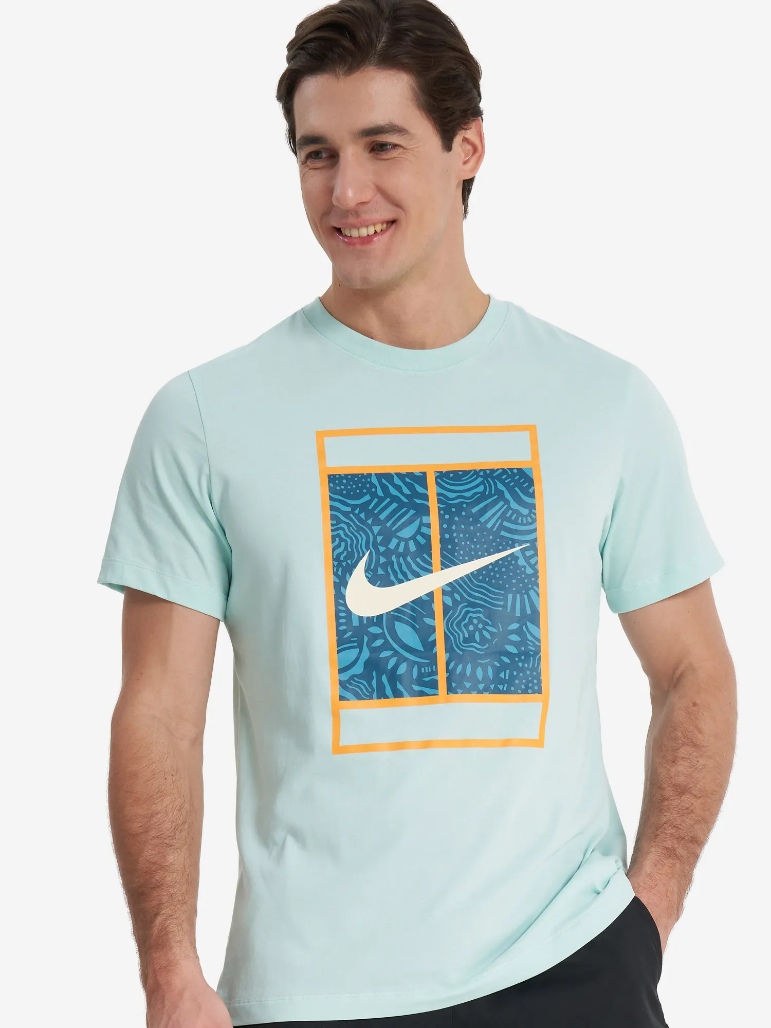 Футболка Nike Court, зеленый, арт. fj1502n06-346