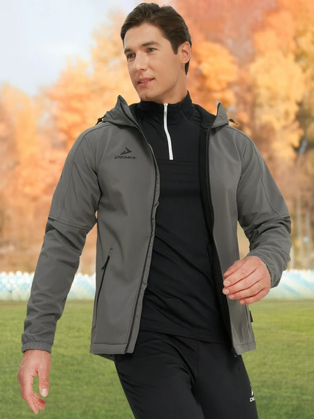 Легкая куртка мужская Demix, серый, арт. 129689dmx-92