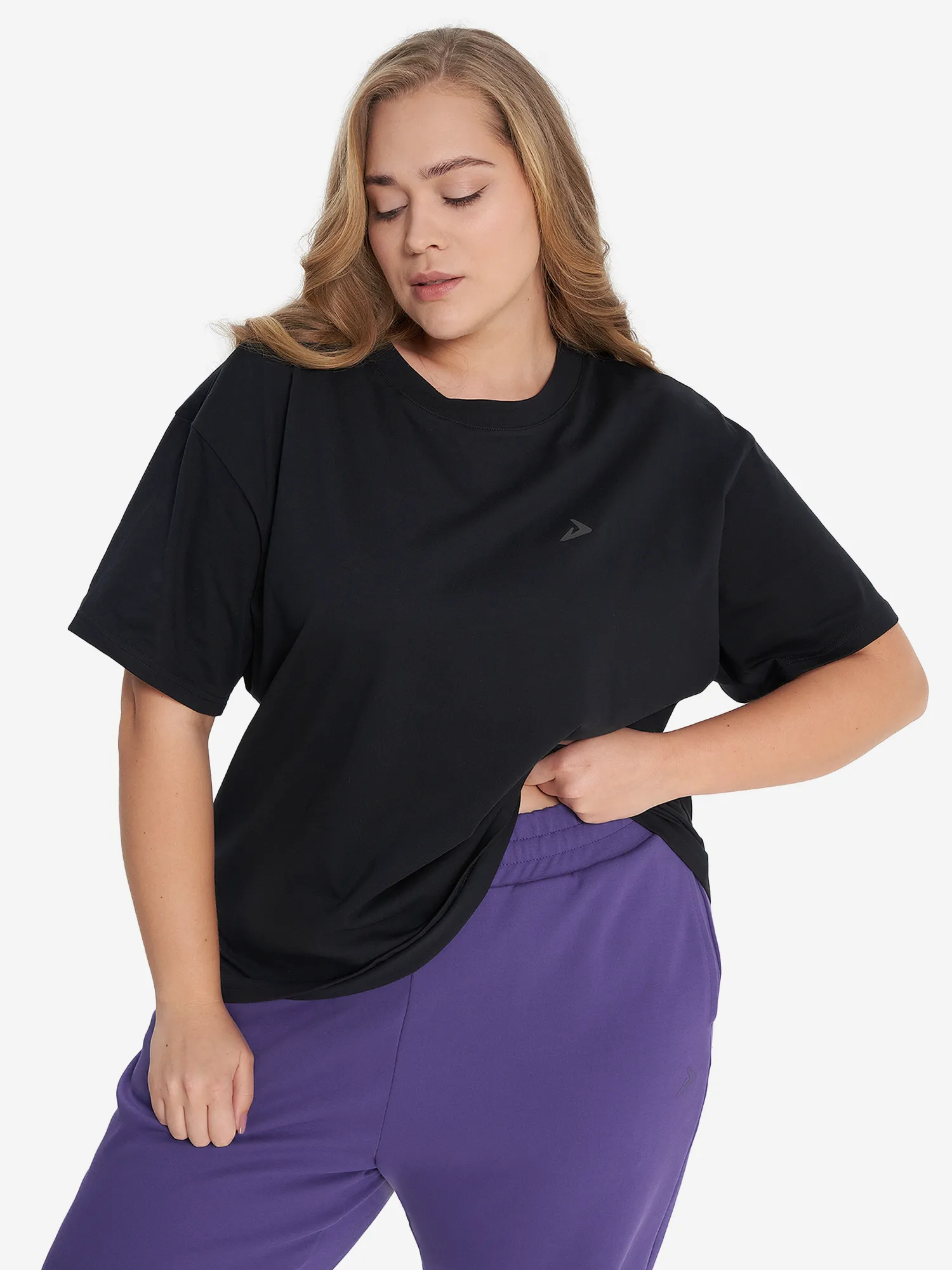 Футболка Demix Plus Size, черный, арт. 127767dmx-99
