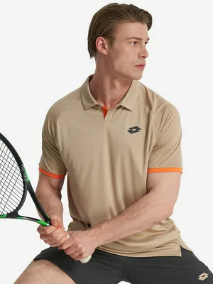 Поло мужское Lotto Tech, коричневый, арт. 220461L0W-7RG