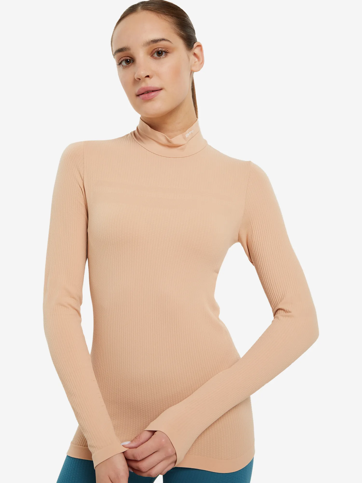 Термобелье верх женское Salomon, оранжевый, арт. lc1620900s03-.