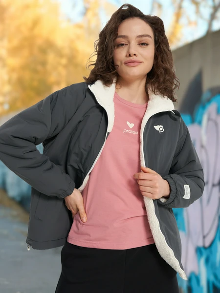 Женская двусторонняя куртка Protest, серый, арт. 21182