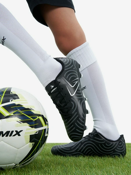 Бутсы Demix Quantum Vortex Jr Fg, черный, арт. 128115dmx-ba