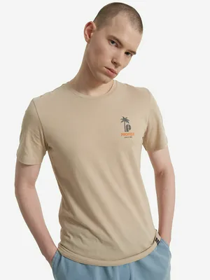 Футболка мужская Protest, бежевый, арт. 135232PR0-T1
