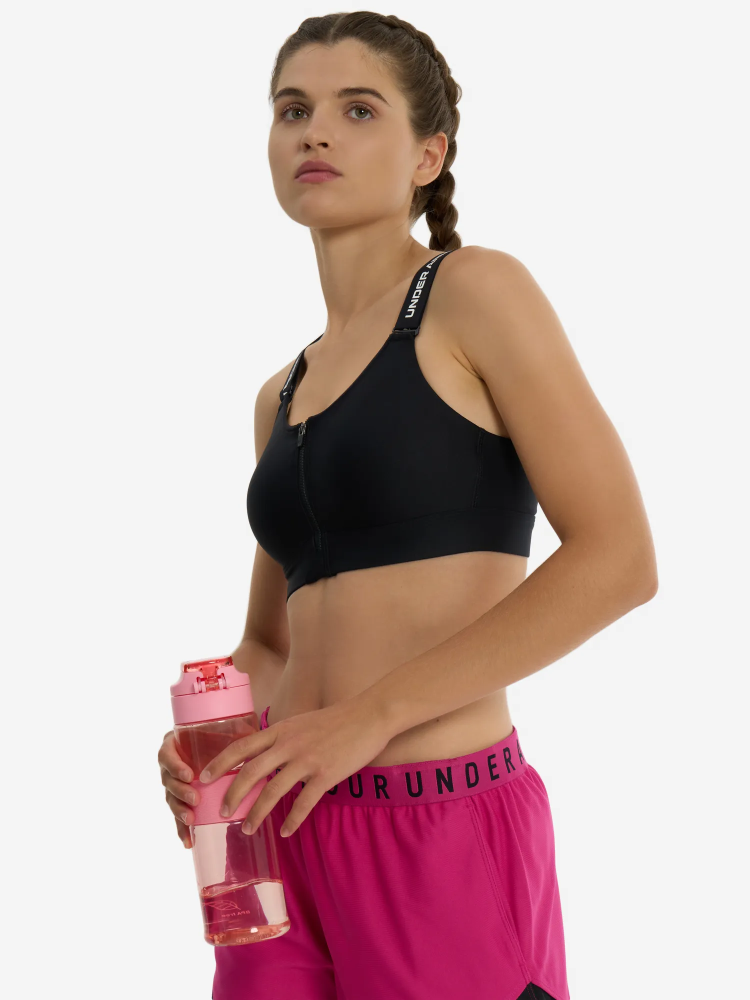 Топ бра спортивный Under Armour Infinity, черный, арт. 1384118u0f-001