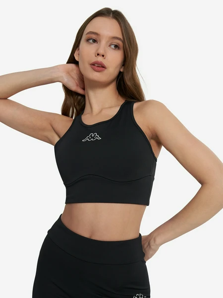 Топ бра спортивный Kappa, черный, арт. 126778kap-bb