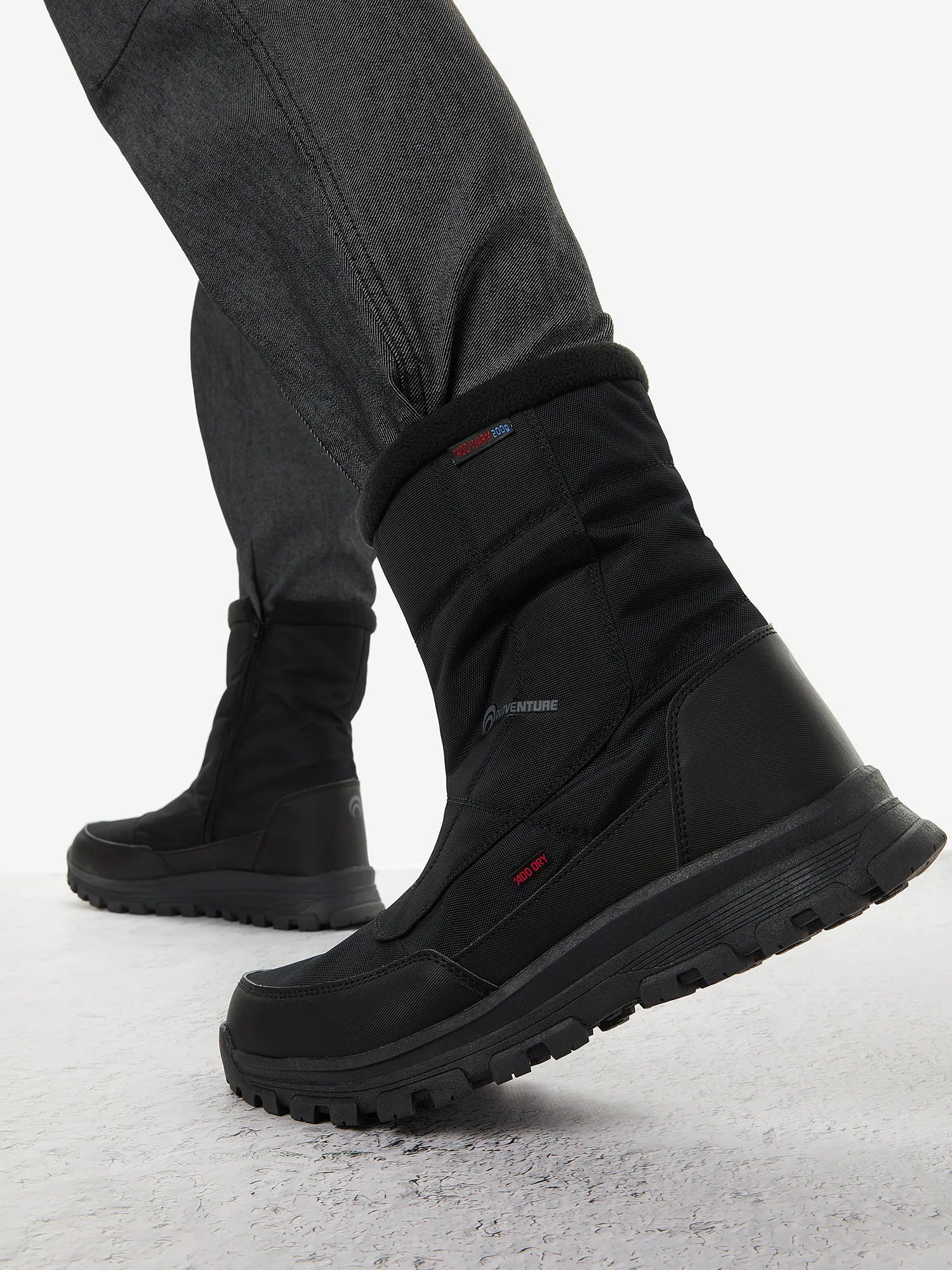 Дутики мужские Outventure, черный, арт. 122662out-99