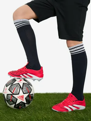 Бутсы adidas Predator Pro Fg J, красный, арт. ID3758A01