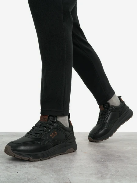 Полуботинки мужские SAX Ryan, черный, арт. sam427f03-01s95-.