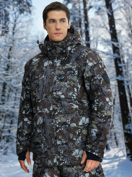 Куртка утепленная мужская Geotech, коричневый, арт. 130768g2p-f1