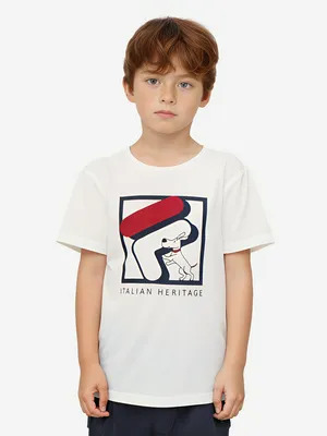 Футболка для мальчиков FILA, белый, арт. 134604FLA-00
